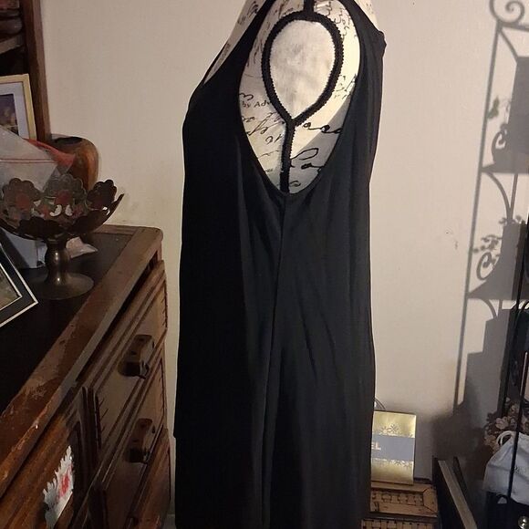 EILEEN FISHER 100% SILK Black Sleeveless Women's Top Size Large - Picture 5 of 7